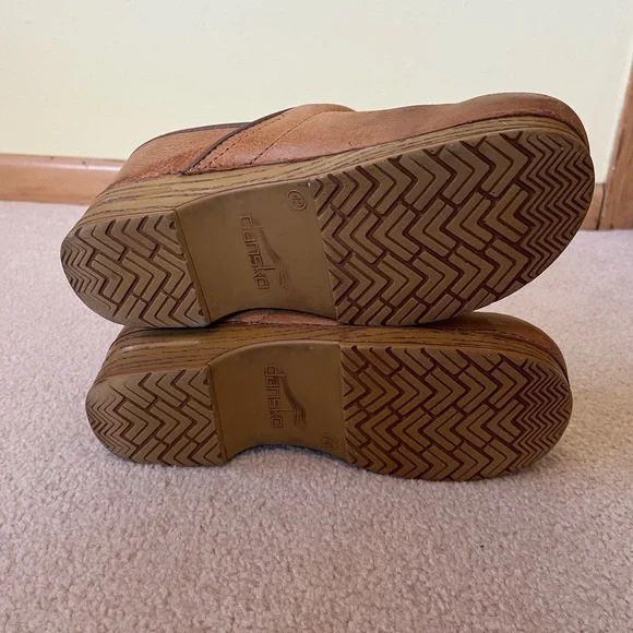 Dansko Tan Leather Mules - Picture 5 of 5